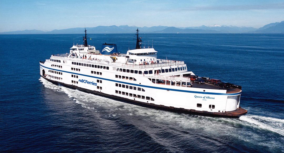 BC Ferries zarpa de Tsawwassen a Swartz Bay, Duke Point se agotó el jueves