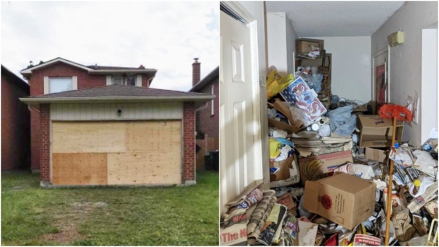 Casa llena de basura cerca de Toronto se vende por casi un millón de dólares
