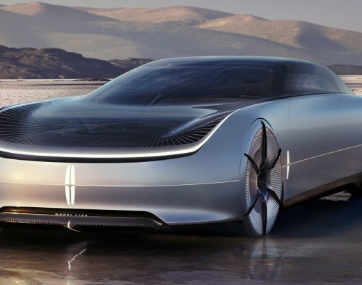 El Lincoln L100 Concept es una mirada futurista a un cupé eléctrico autónomo que se abre como una mariquita